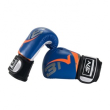 BN FIGHT拳击手套 儿童散打拳套小孩透气拳套散打沙包手套 蓝色 6 OZ